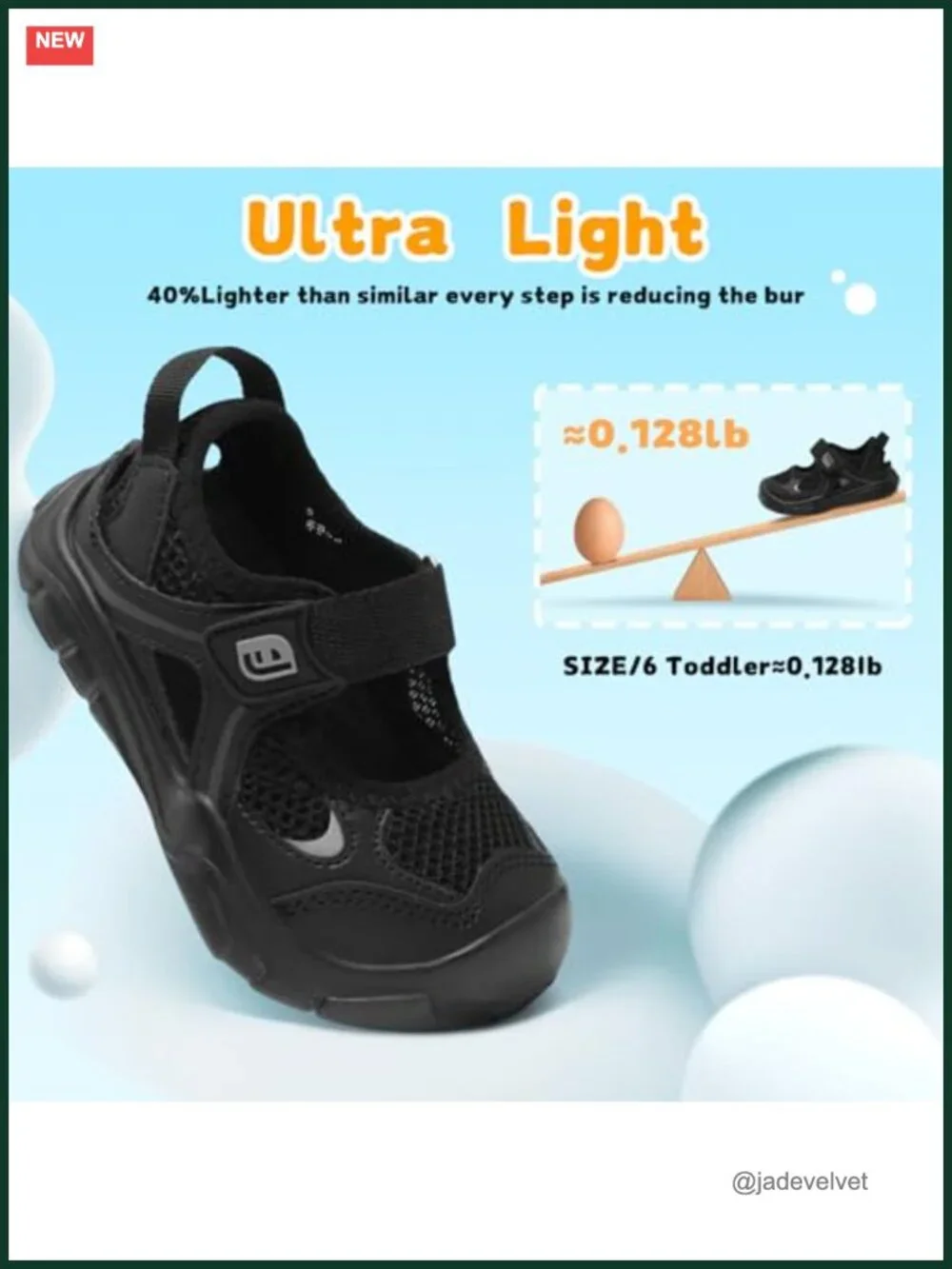 Toddler Sandals Boys Girls Wide Barefoot Water Sandals Lightweight Quick-Dry